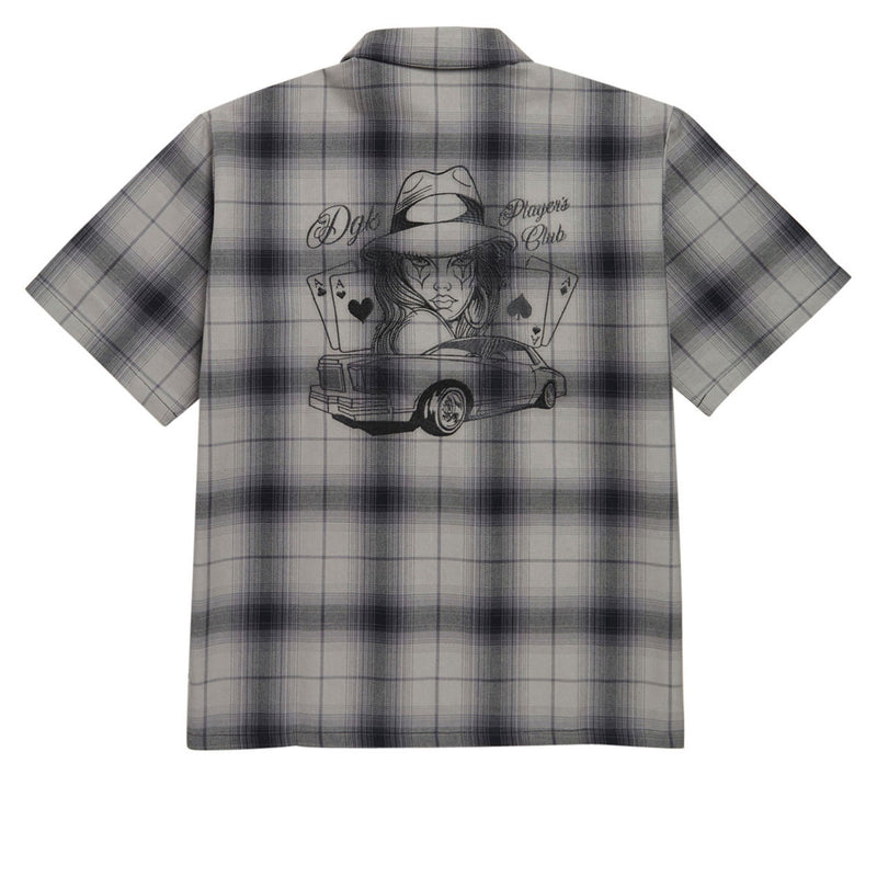DGK Players Club Flannel Shirt - Gray