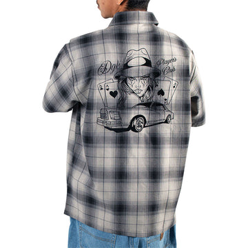 DGK Players Club Flannel Shirt - Gray
