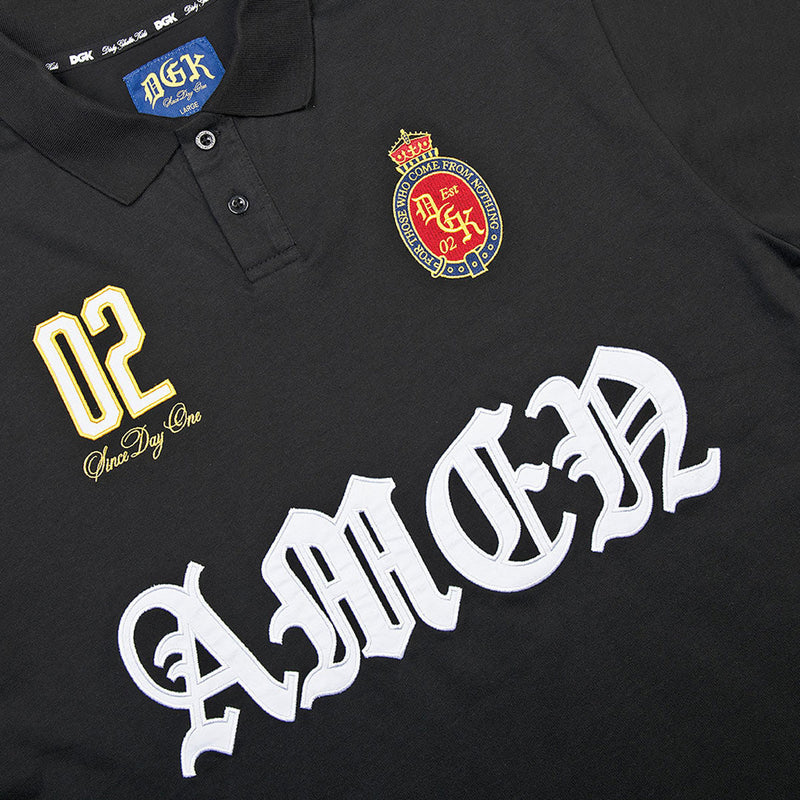 DGK Imperial Polo Shirt - Black