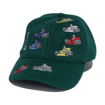 Snack Pole Position Hat - Green Wool