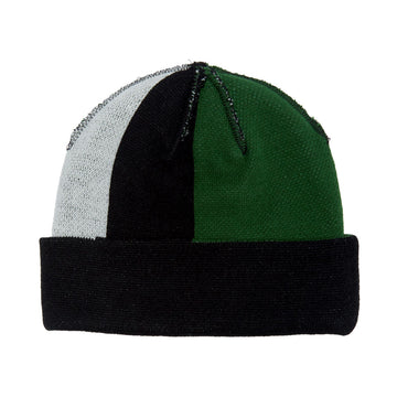Snack 100 Beanie - Black/Green/White