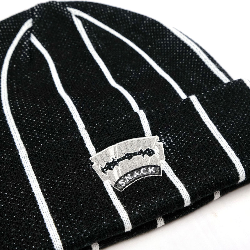 Snack Razor Sharp Beanie - Black/White