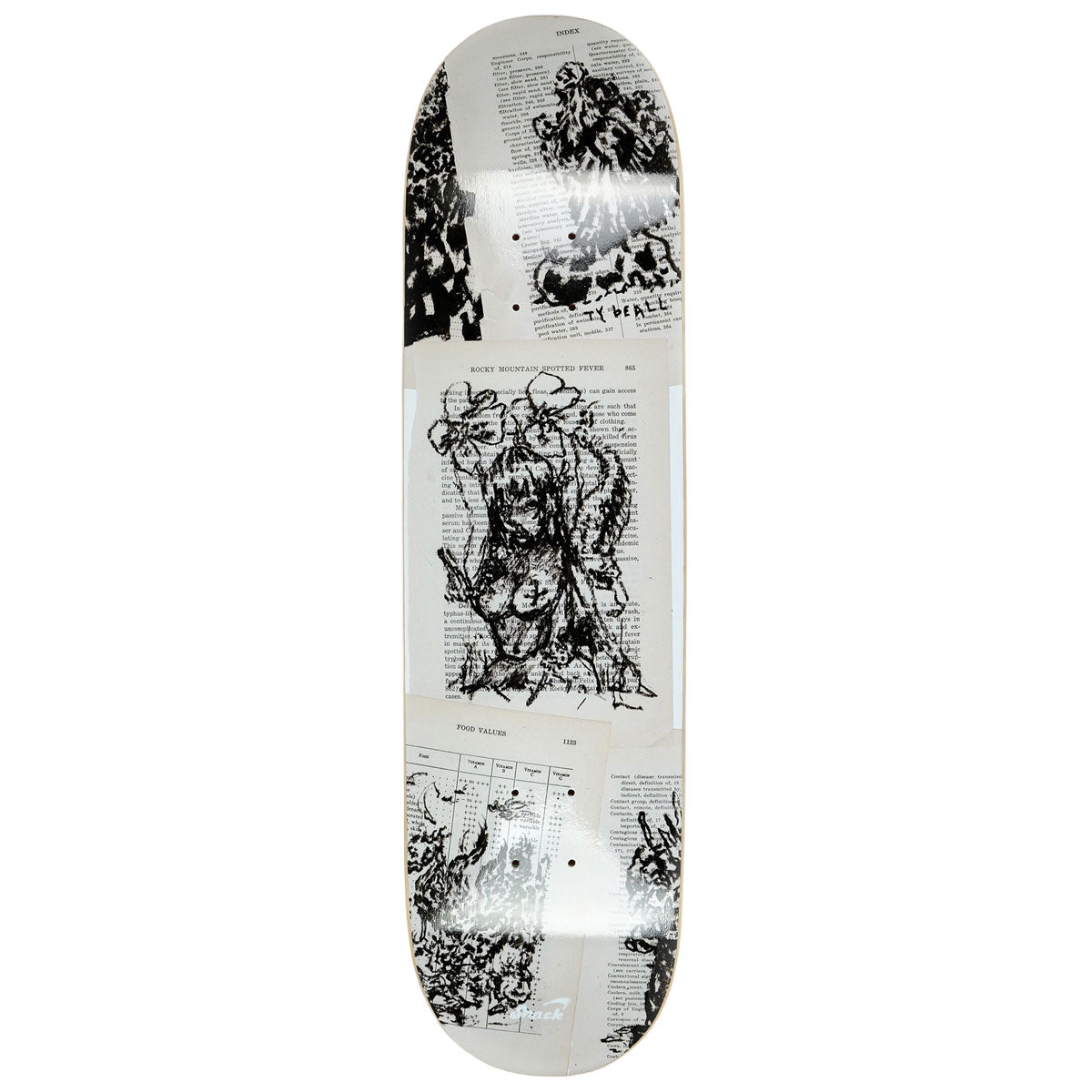 Snack Beall Shadow Book Skateboard Deck - 8.25