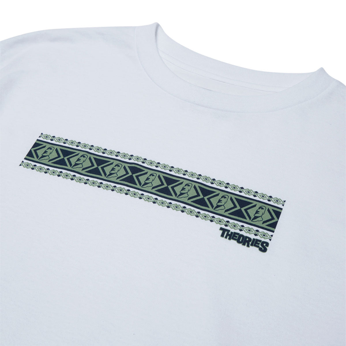 Theories Easter Island Vacation Long Sleeve T-Shirt - White image 2