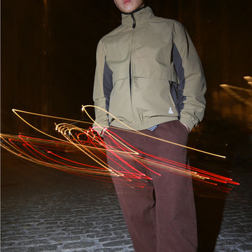 Theories Tailwind Vented Windbreaker Jacket - Palm/Black