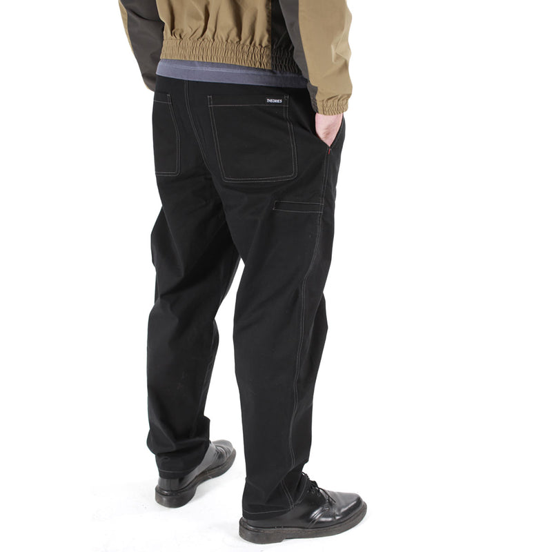 Theories Stamp Lounge Pants - Black/Grey Contrast