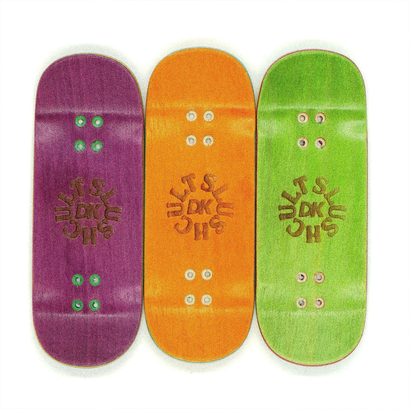 SlushCult x DK Warped Fingerboard Deck - 34mm