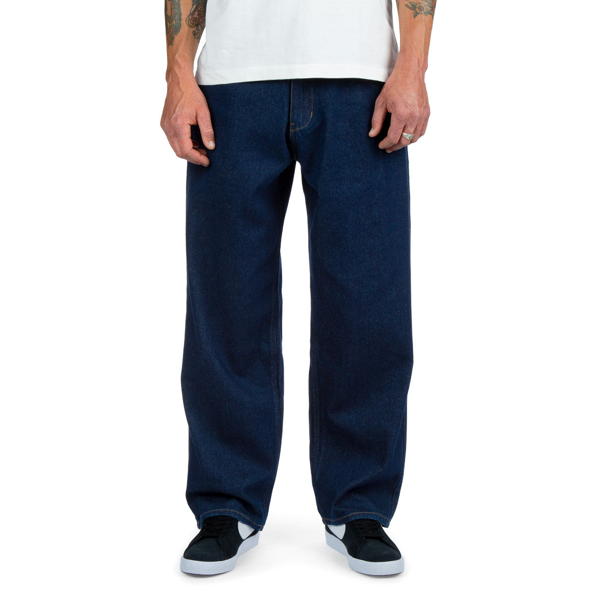 CCS Baggy Straight Denim Jeans - Overdyed Navy
