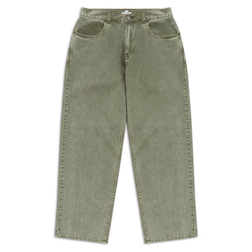 CCS Baggy Straight Denim Jeans - Faded Olive