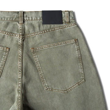 CCS Baggy Straight Denim Jeans - Faded Olive