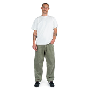 CCS Baggy Straight Denim Jeans - Faded Olive