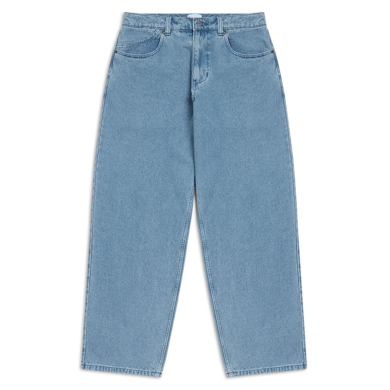 CCS Baggy Straight Denim Jeans - Rinsed Blue