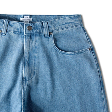 CCS Baggy Straight Denim Jeans - Rinsed Blue