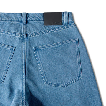 CCS Baggy Straight Denim Jeans - Rinsed Blue