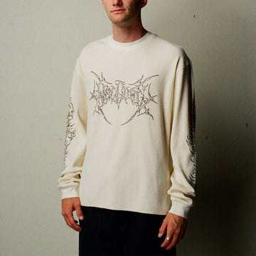 Welcome Gallant Long Sleeve Thermal Shirt - Bone