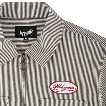Welcome Garage Oxford Shirt - Black/Grey