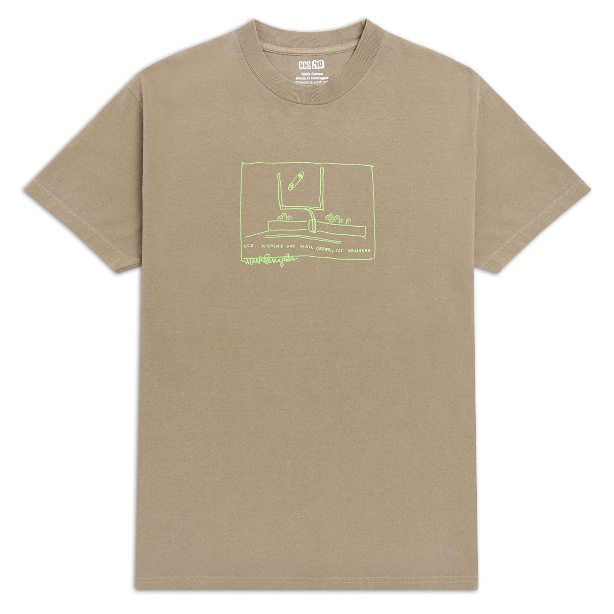 CCS Gonz 2001 Reissue T-Shirt - Faded Brown