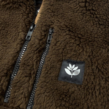 Magenta Meru Highneck Sweater - Brown