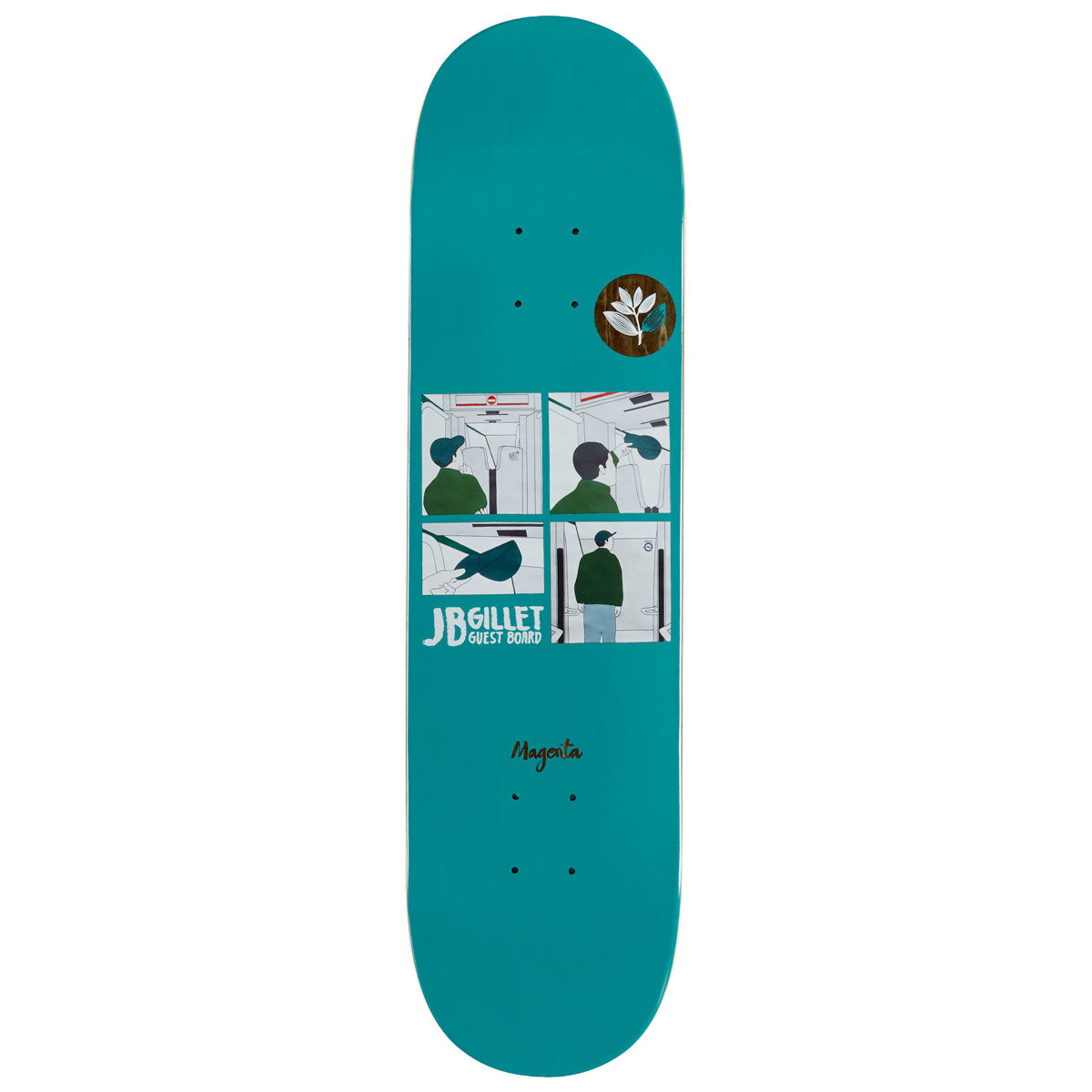 Magenta JB Gillet Guest Board Metro Series Skateboard Deck - 8.00
