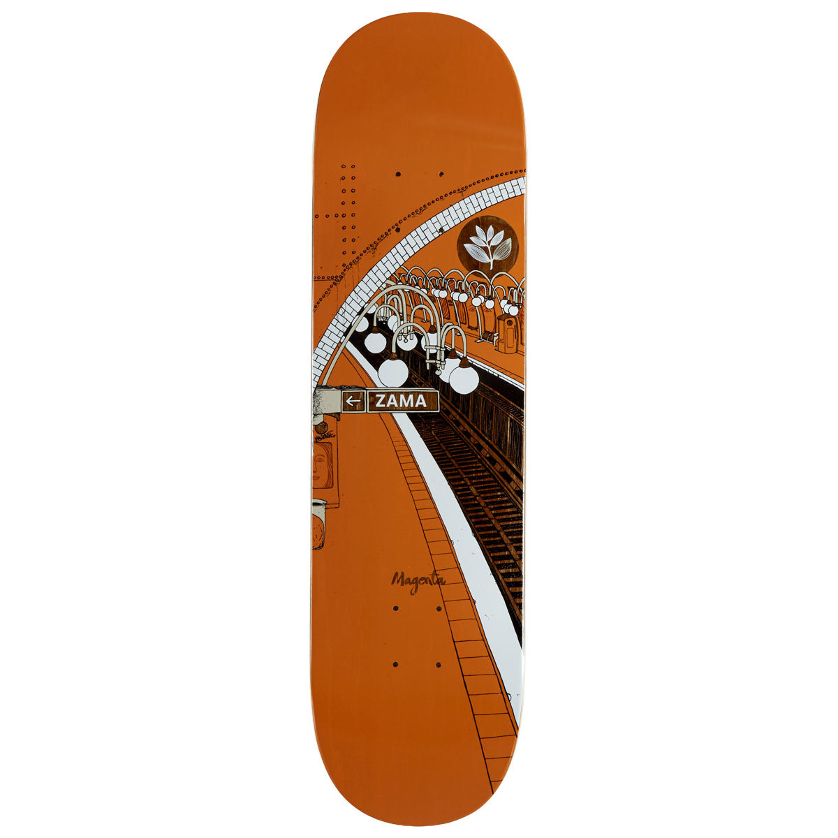 Magenta Shogo Zama Metro Series Skateboard Deck - 8.25