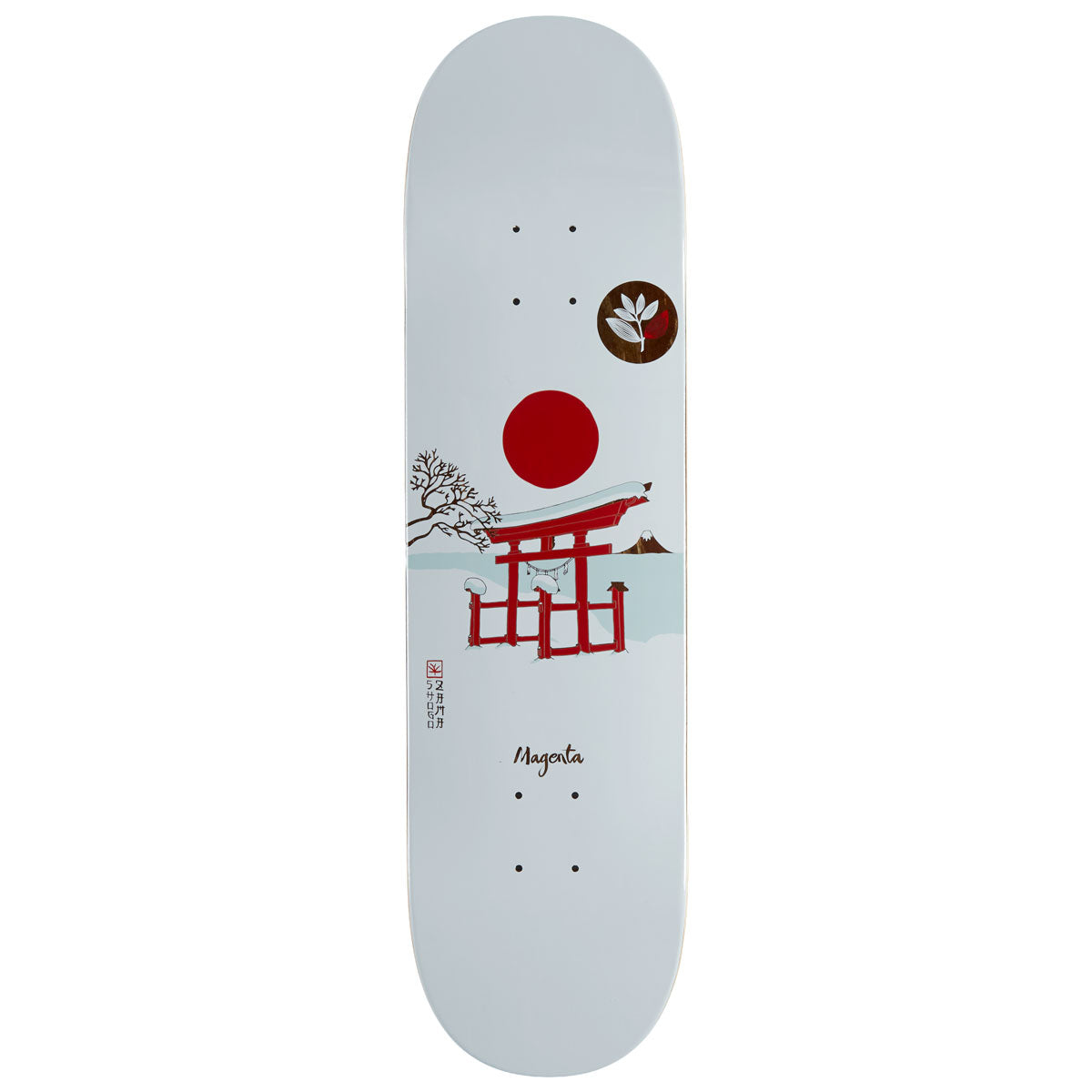 Magenta Shogo Zama Tori Skateboard Deck - 8.25