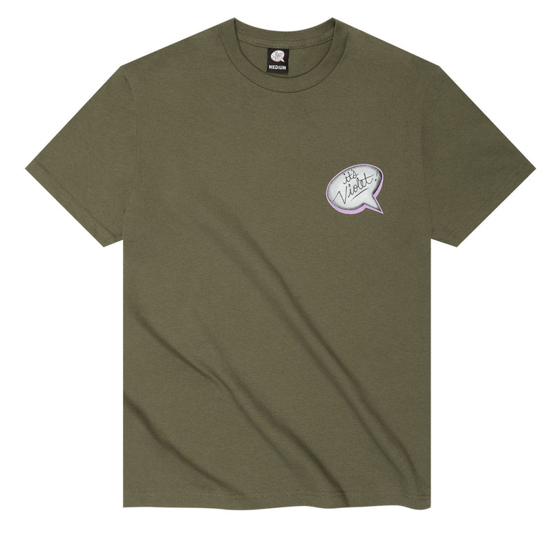 Violet Kader Put Your Money Where Your Mouth Is T-Shirt - Olive