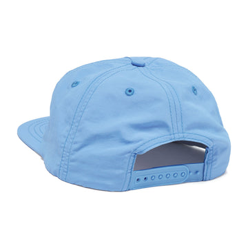 Heroin Script Nylon Snapback Hat - Blue/Pink