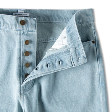 CCS Western Straight Denim Jeans - Bleach Wash