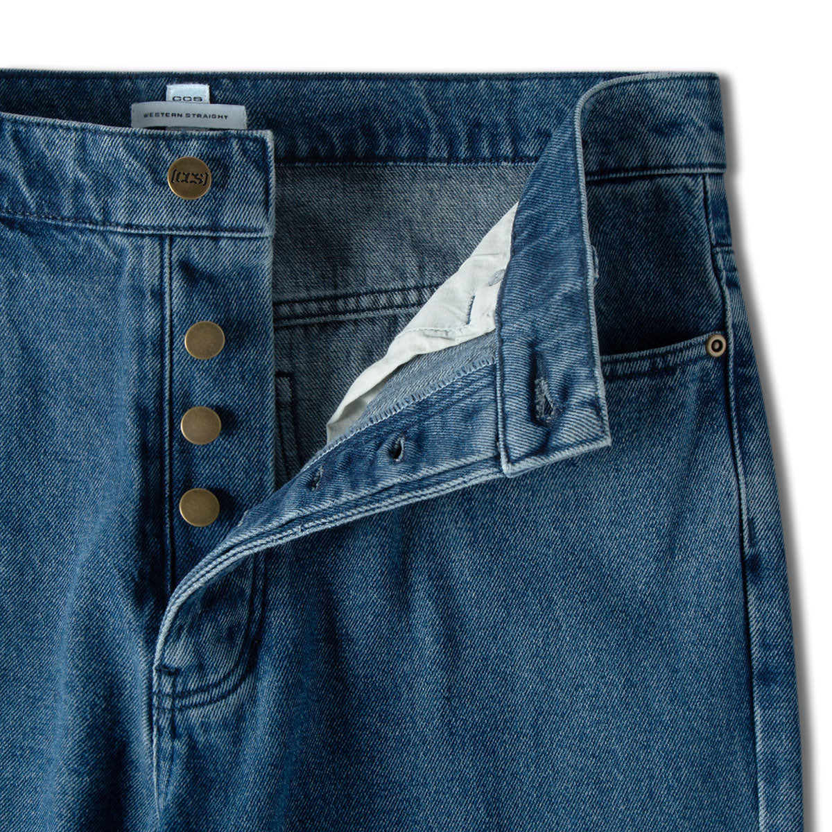 CCS Western Straight Denim Jeans - True Blue image 8