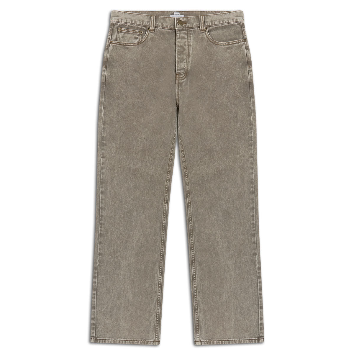 CCS Western Straight Denim Jeans - Faded Brown