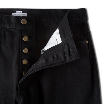 CCS Western Straight Denim Jeans - Black