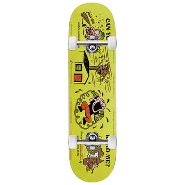 Mike McGill Skull And Snake Skateboard Complete - Yellow Fade - 8.00