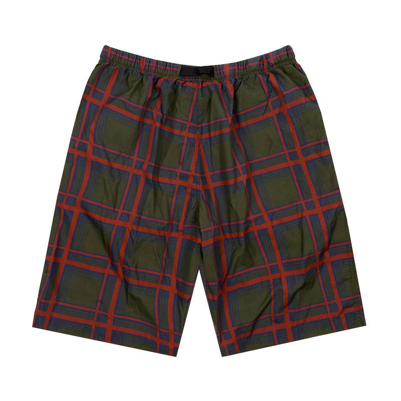 Bronze 56k Plaid Shorts - Dark Green