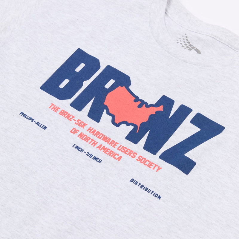 Bronze 56k BRNZ T-Shirt - Heather Grey