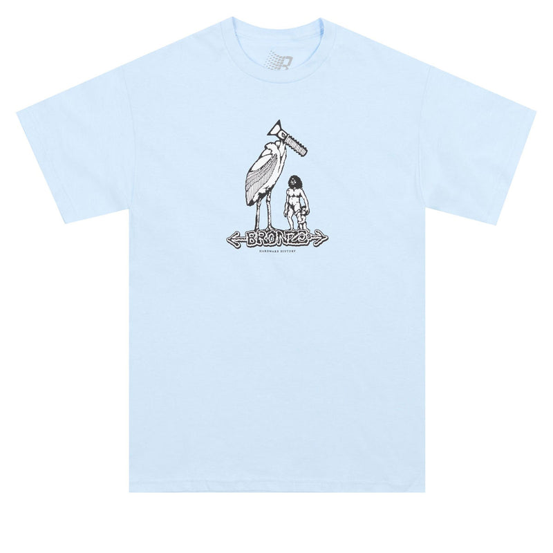 Bronze 56k Hardware History T-Shirt - Powder Blue