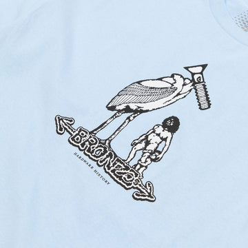 Bronze 56k Hardware History T-Shirt - Powder Blue