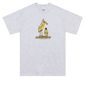 Bronze 56k Hardware History T-Shirt - Heather Grey