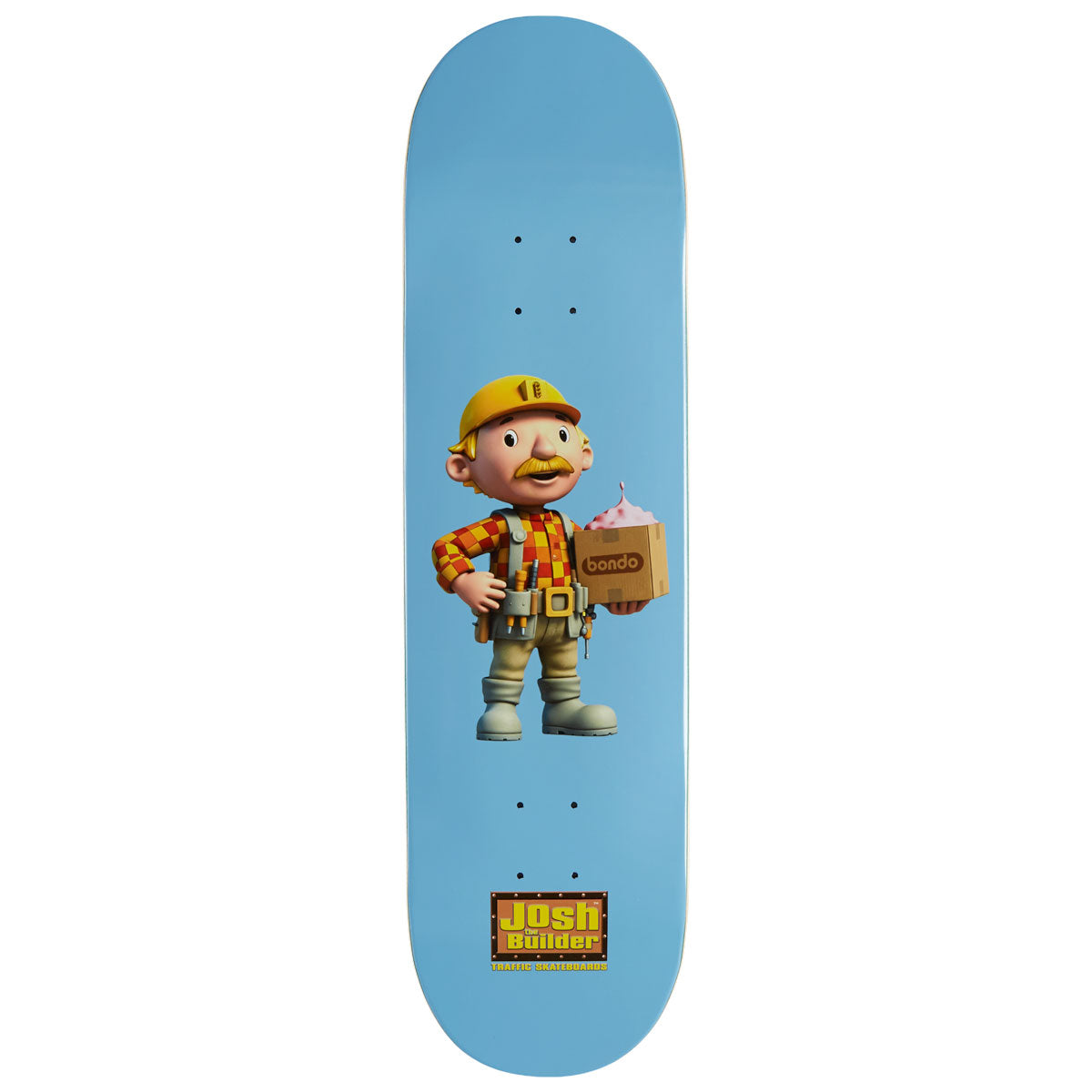 Traffic Josh Feist The Builder Skateboard Deck - 8.50