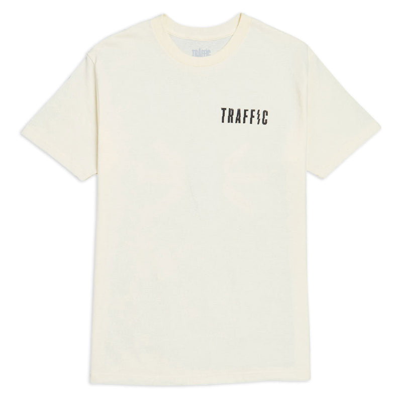 Traffic Caution T-Shirt - Cream