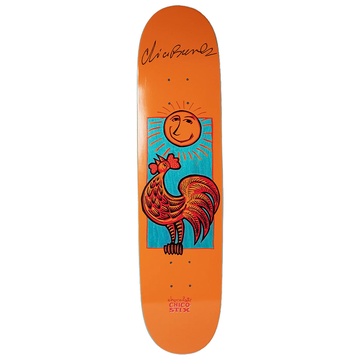 Chocolate Chico PS Stix Re-Issue Signed Skateboard Deck - 7.50