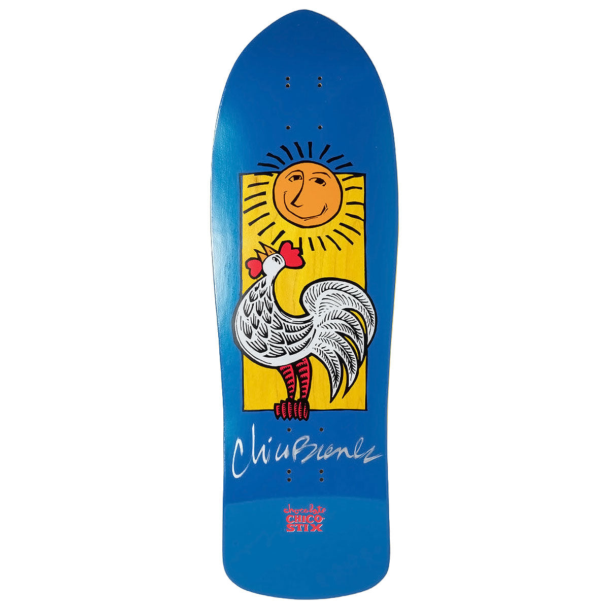 Chocolate Chico Retro Signed Skateboard Deck - 9.75