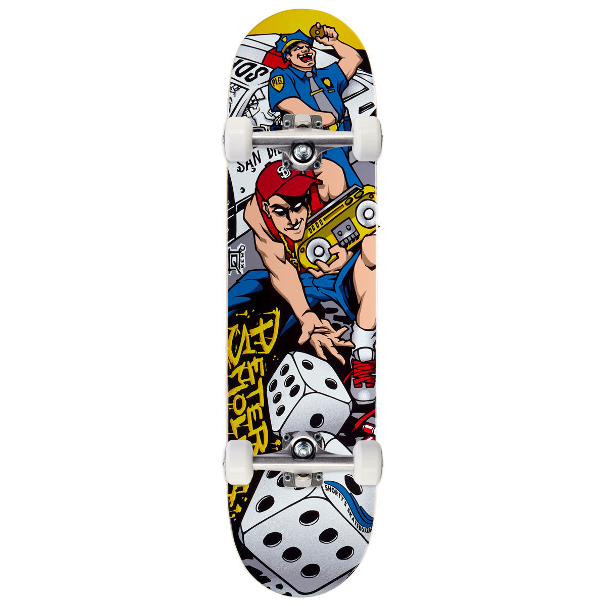 Shorty's Smolik Dice Skateboard Complete - 8.125