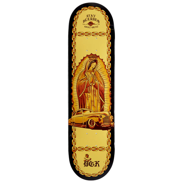 DGK Lo-Side Ortiz Skateboard Deck - Dipped - 8.10