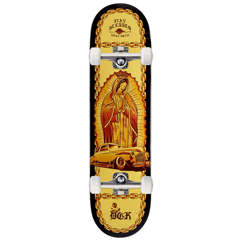DGK Lo-Side Ortiz Skateboard Complete - Dipped - 8.10
