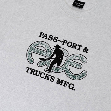 Ace x Passport Hammertone T-Shirt - Ash