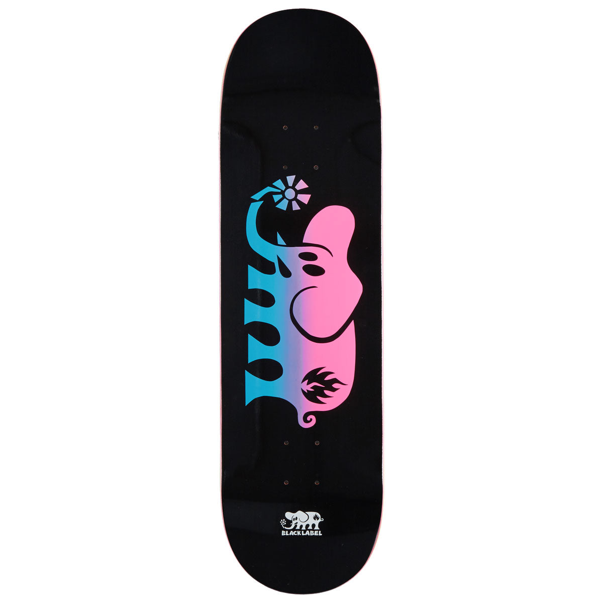 Black Label Elephant Fade Skateboard Deck - 8.25
