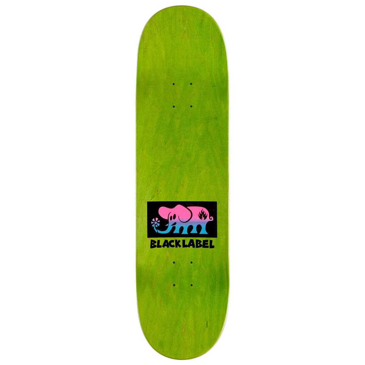 Black Label Elephant Fade Skateboard Deck - 8.25