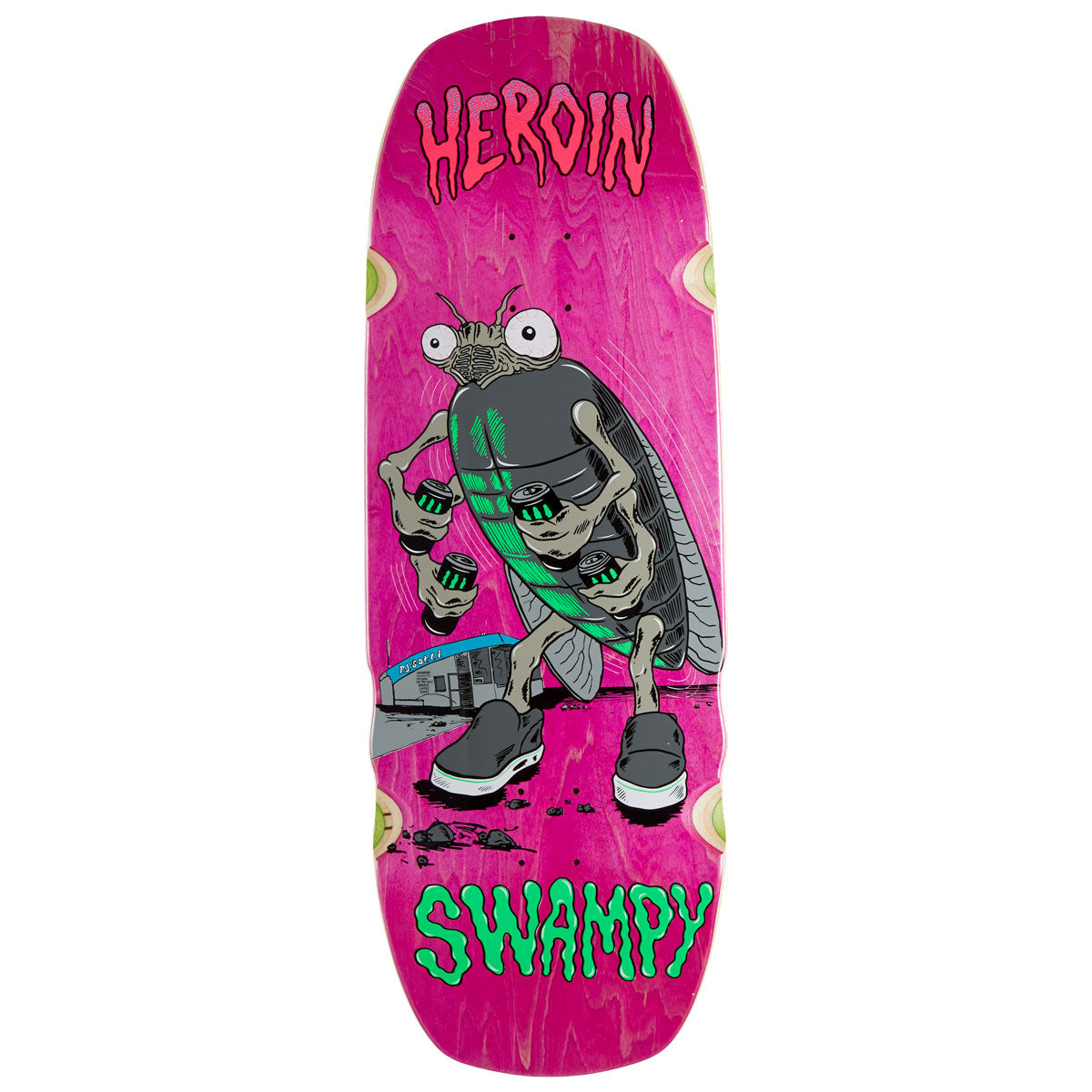 Heroin Swampy Bug Skateboard Deck - 10.75
