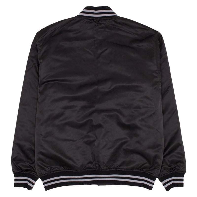 GX1000 Satin Bomber Jacket - Black