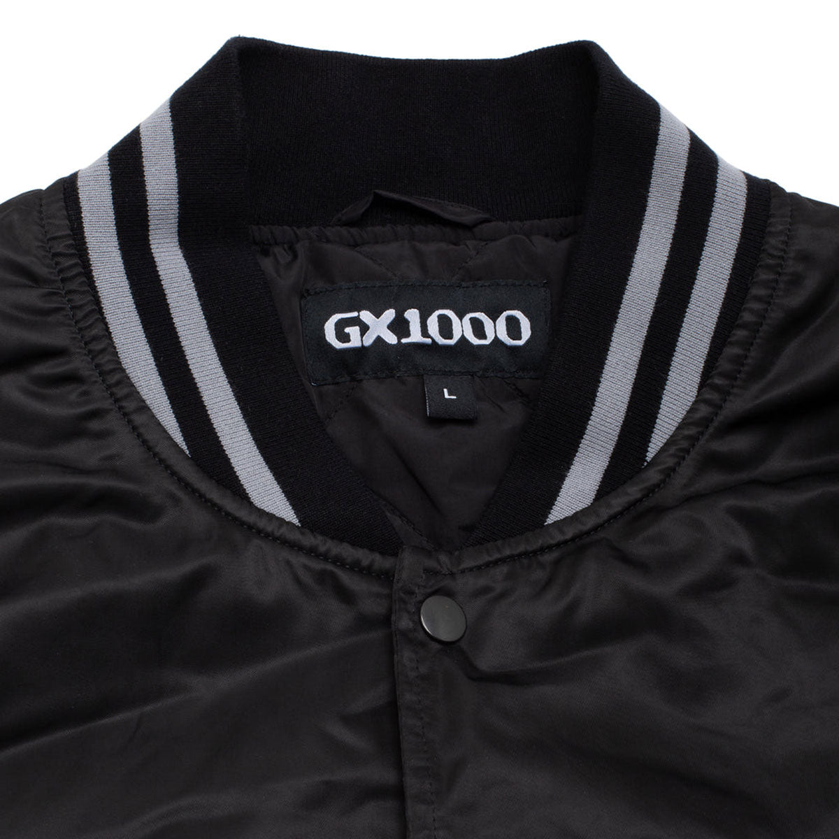 GX1000 Satin Bomber Jacket - Black image 5
